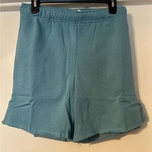 Nia Pacific Blue Athletic Sweat Shorts